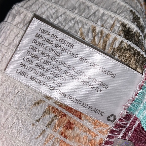 Wild Fable Strapless Printed Scarf Top - Picture 10 of 10